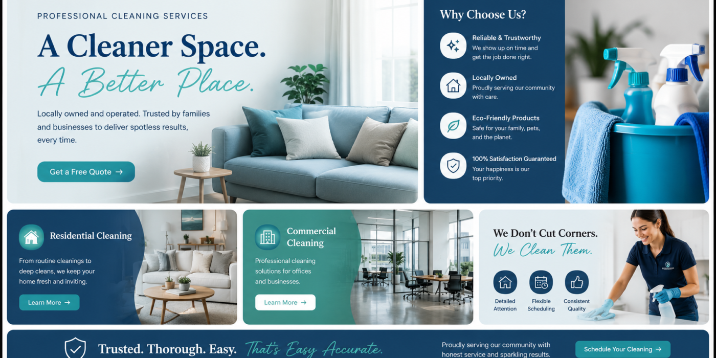 Easy accurate Cleaning Theme