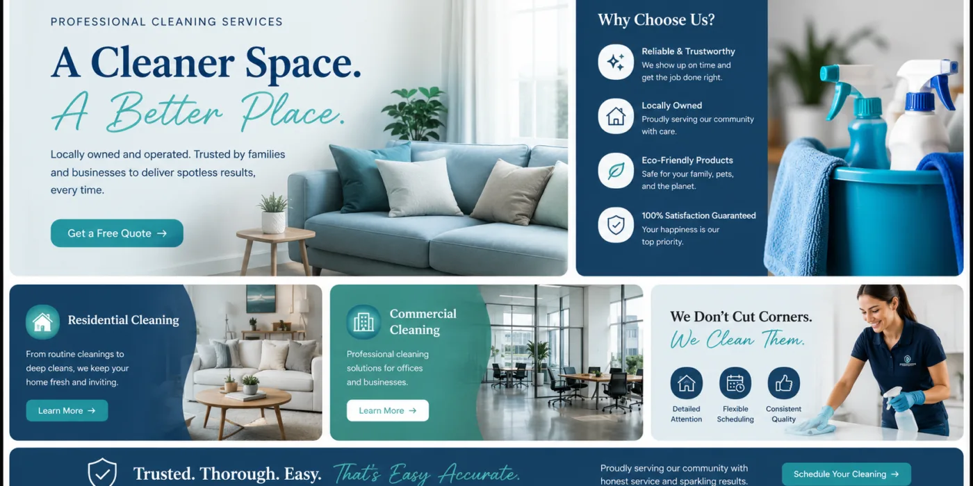 Easy accurate Cleaning Theme