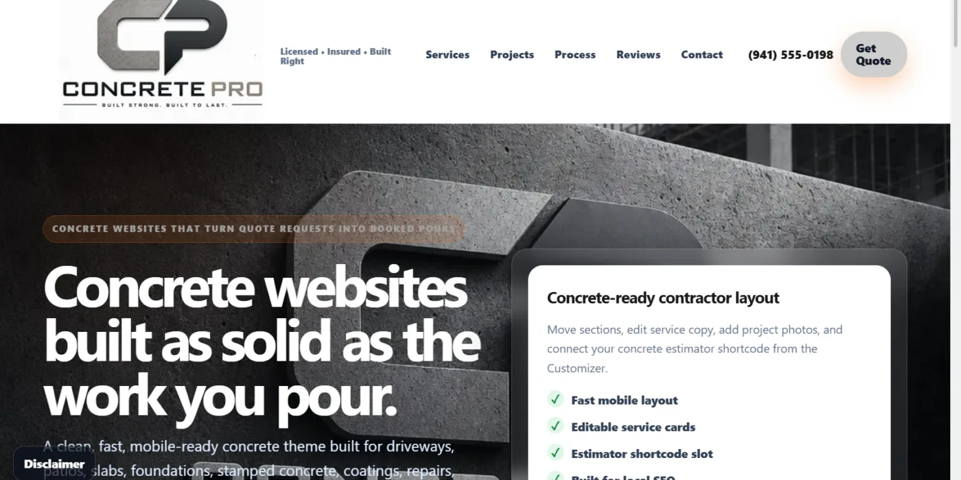Concrete Pro Easy Accurate business-