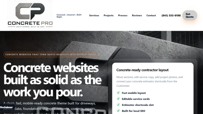 Concrete Pro Easy Accurate business-