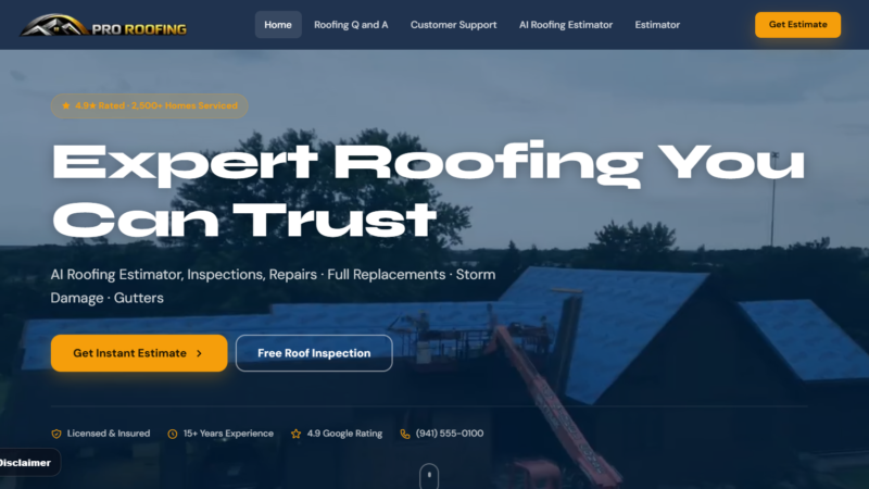 Pro Roofing - Demo Preview