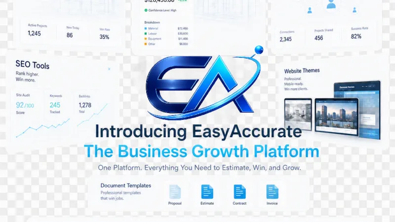 Contractor Software created by Tom Landry of EasyAccurate.com